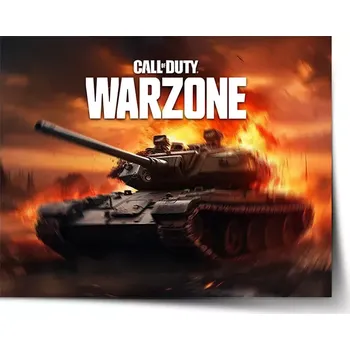 Plakát Sablio Plakát Call of Duty Warzone - tank - 60x40 cm