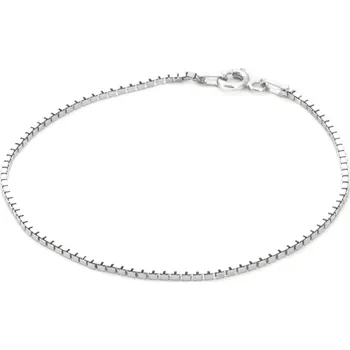 Náramek Stylový stříbrný náramek Kostka/Venezia AGB196 Beneto Exclusive / Délka: 20 cm