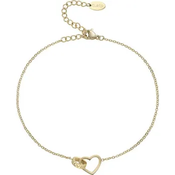 Náramek Stylový pozlacený nákotník Together 29004.EG Crystalp