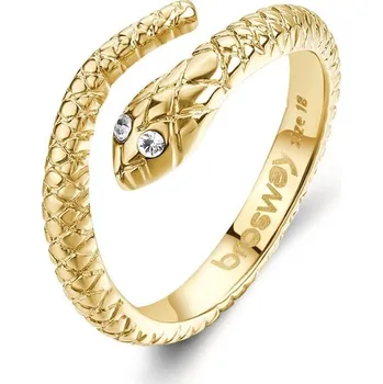 Prsten Originální pozlacený prsten Had Chakra BHKR006 Brosway / Obvod: 52 mm - 52 mm