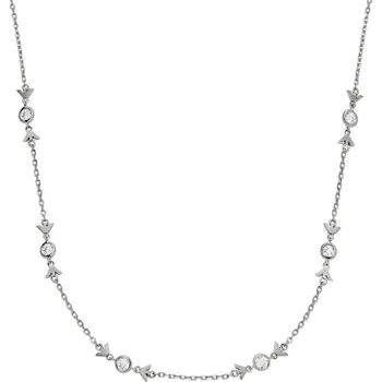 Náhrdelník Fashion stříbrný náhrdelník se zirkony EG3615040 Emporio Armani