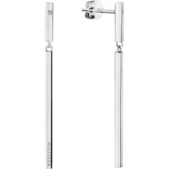 Náušnice Visací ocelové náušnice Linear 2780954 Tommy Hilfiger