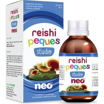 Speciální výživa Neovital Health Reishi Peques Učení – Přírodní sirup pro děti s reishi, korálovcem ježatým a vitamínem B5, 150 ml>
