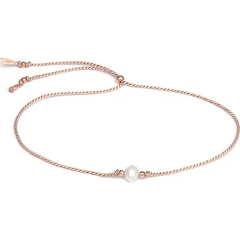 Náramek Půvabný šňůrkový náramek s říční perlou HE47R3RG-LP Agato