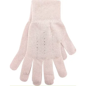 Rukavice Dámské rukavice Leaf - Uni / světle růžová