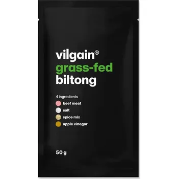 Sušená potravina Vilgain Grass-Fed Biltong – 50&nbsp;g