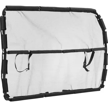 Vevor Dělící mřížka do auta pro psa šířka 50" průhledná síť univerzální