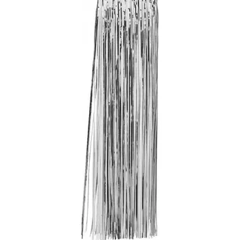 Vánoční dekorace VÁNOČNÍ OZDOBY ANDĚLSKÉ VLASY LAMETA girlanda STŘÍBRNÁ