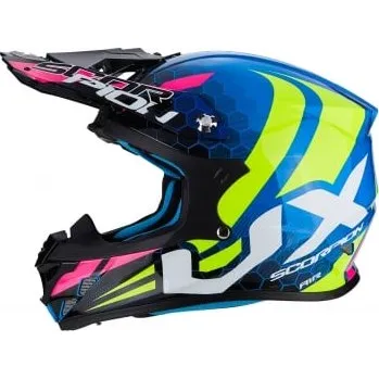 Motodoplněk Moto přilba SCORPION VX-21 AIR XAGON modro/neonově žlutá 2H3206355