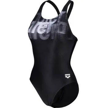 Dámské plavky Dámské sportovní plavky Arena OVERLAR SWIMSUIT 42 Černá, Bílá