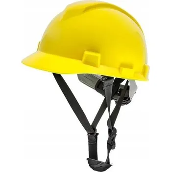 Pracovní přilba Ochranná přilba pro stavební dělníky, dřevorubce, elektrikáře Blue Wear žlutá BOZP