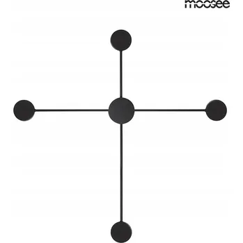 Nástěnné svítidlo Nástěnné svítidlo Moosee černé s integrovaným LED zdrojem 17,3 W