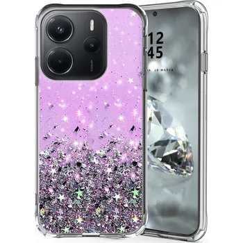 Pouzdro na mobilní telefon Zadní Kryt BBE CASE pro Xiaomi Redmi Note 14 5G fialový