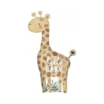 Balónek Fóliový balónek Amscan žirafa 18"