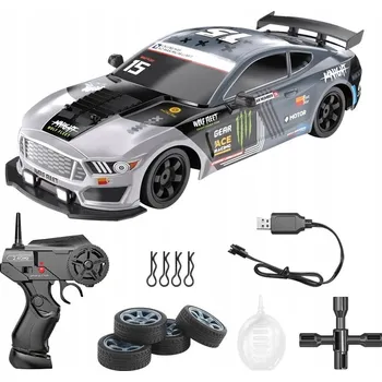 RC model auta VELKÉ Auto na Dálkové Ovládání RC Drift LED Dým 4x4 MUSTANG DRIFT