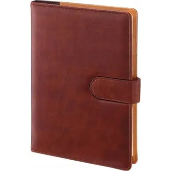 Knižkový kalendář 2026 A5 DROPS COLLECTION OFFICE hnědý