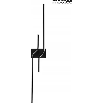 Nástěnné svítidlo Nástěnné svítidlo Moosee černé s integrovaným LED zdrojem 25 W