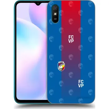 Pouzdro na mobilní telefon Picasee silikonový černý obal pro Xiaomi Redmi 9A - FC Viktoria Plzeň F
