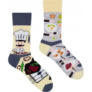 Dámské ponožky Spox Sox Ponožky kuchenne kucharz vícebarevná velikost 40-43