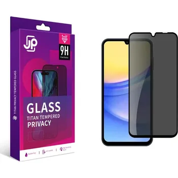 JP Titan Privacy extra odolné tvrzené sklo, Samsung Galaxy A17, černé