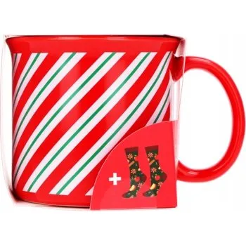 Dámské ponožky Dámské Ponožky SOXO s motivem svařeného vína v hrnku, vel 35-4, 2 ks