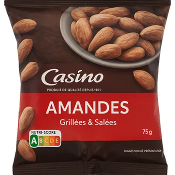 Casino Mandle pražené solené 75g