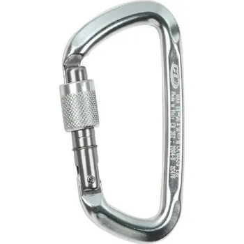 karabina CLIMBING TECHNOLOGY Karabina šroubovací D-Shape ŠEDÁ
