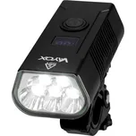 VAYOX Cyklistické přední světlo VA0073 1020lm akumulátorové LCD powerbanka ČERNÁ