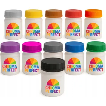 Vrták SADA POTRAVINÁŘSKÝCH BARVIV V PRÁŠKU 11 BAREV PRO ZDOBENÍ DORTŮ 2,5g