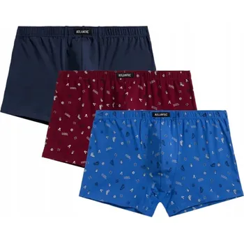 Boxerky Pánské šortky ATLANTIC 3MH188 spodní prádlo boxerky *L*