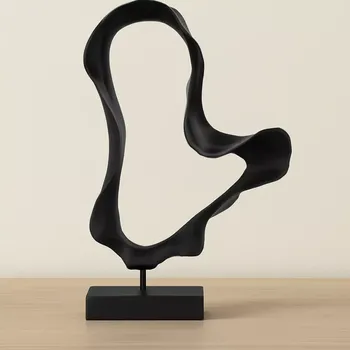 Váza Černá teaková dekorace Obscuro