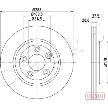 Brzdový kotouč Brzdový kotouč JAPKO 610315C