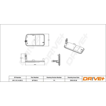 Hydraulický filtr Sada hydraulického filtru, automatická převodovka DRIVE+ DP1110.14.0012