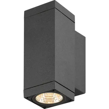 Nástěnné svítidlo BIG WHITE (SLV) THEO PRO S nástěnné svítidlo pro povrchovou montáž, nahoru/dolů, DALI, P2, obdélníkové, 2700 K, 12 W, 24°, antracit 1010183