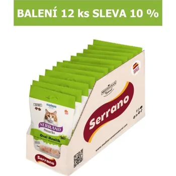 Pamlsek pro kočku Serrano Snack Cat Oral Health Chicken 50 g (12 ks) %