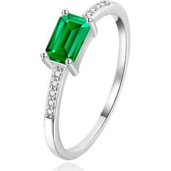 Prsten Elegantní stříbrný prsten se třpytivými zirkony AGT-R64GR Agato / Obvod: 58 mm - 58 mm