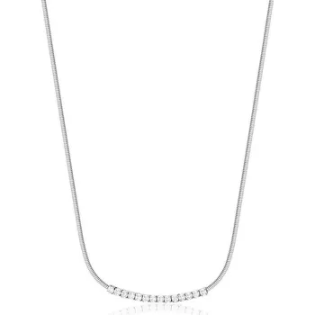 Náhrdelník Jemný náhrdelník s čirými krystaly Desideri BEIN006 Brosway
