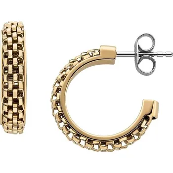 Náušnice Stylové pozlacené náušnice kruhy Merete SKJ1858710 Skagen
