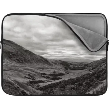 pouzdro na notebook Sablio Obal na notebook Černobílé údolí - 17"
