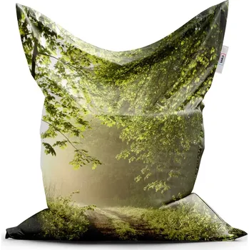 Sedací pytel Sablio Sedací vak Classic Lesní cesta - 200x140 cm