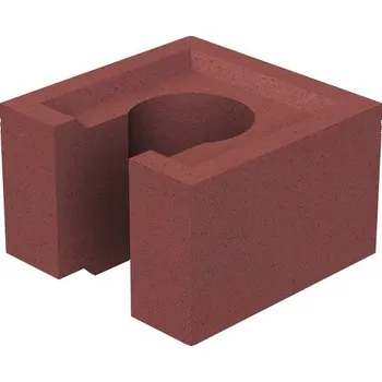 Komín Komínová tvárnice EURO Single Stone 385 x 385 x 250 mm, čisticí