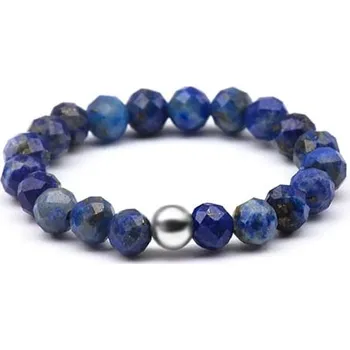 Prsten Korálkový prsten s lazuritem POL-R02 Agato / Obvod: 49 mm - 49 mm