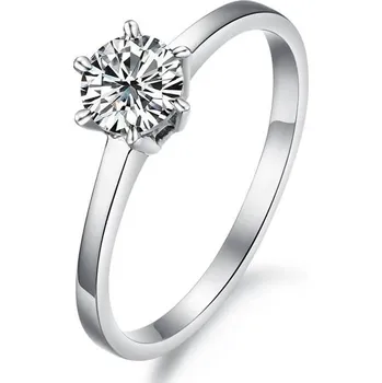 Prsten Ocelový prsten s krystalem KRS-126 Troli / Obvod: 55 mm - 55 mm