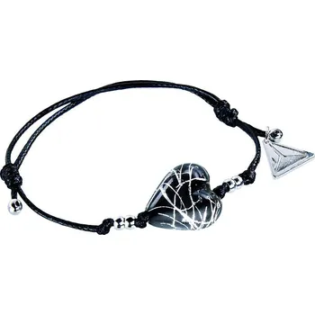 Náramek Tajemný náramek Black Pearl s ryzím stříbrem v perle Lampglas BLH19 Lampglas