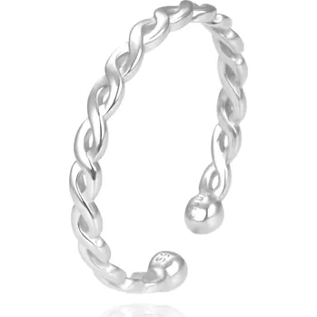 Prsten Stříbrný otevřený prsten AGG638 Agato / Obvod: 55 mm - 55 mm