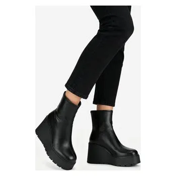 Dámské kozačky Polokozačky DeeZee CEO-HY60195-1 Černá 37