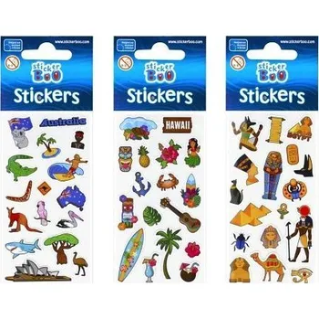 samolepka Samolepky Cestování světem 2 (66×180 mm)