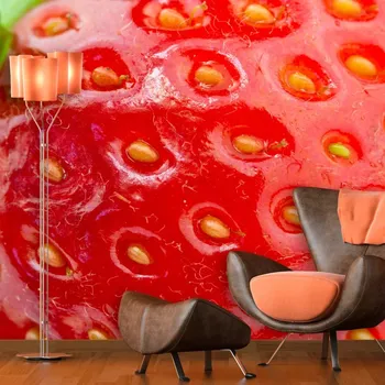 Tapeta Sablio Tapeta Detail jahody - 125x75 cm