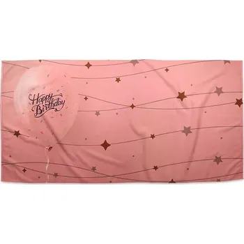 Osuška Sablio Ručník Happy birthday - 50x100 cm