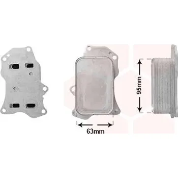 Motor automobilu Olejový chladič, motorový olej VAN WEZEL 09013710